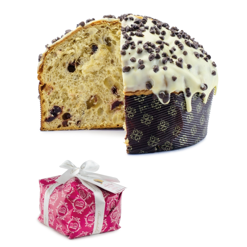 Panettone artizanal cu cirese si capsuni Brontedolci 750G